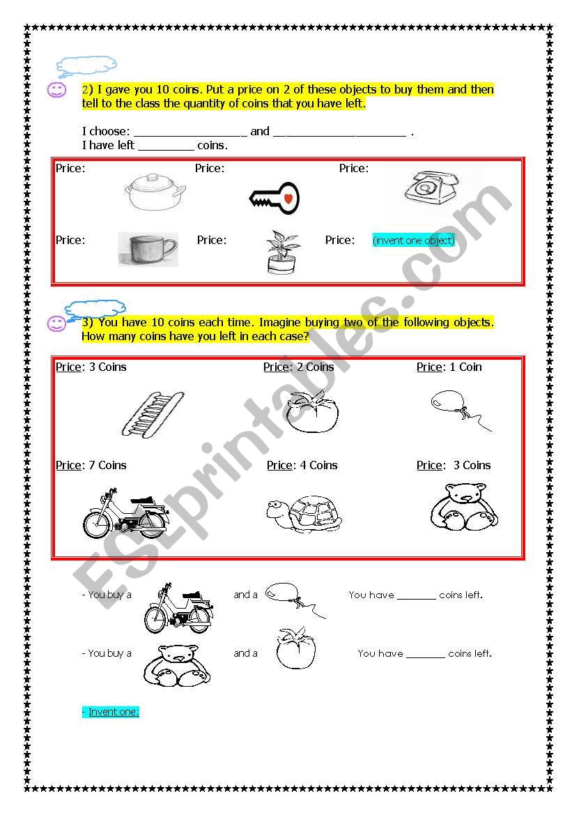 Numbers in daily life 2 worksheet