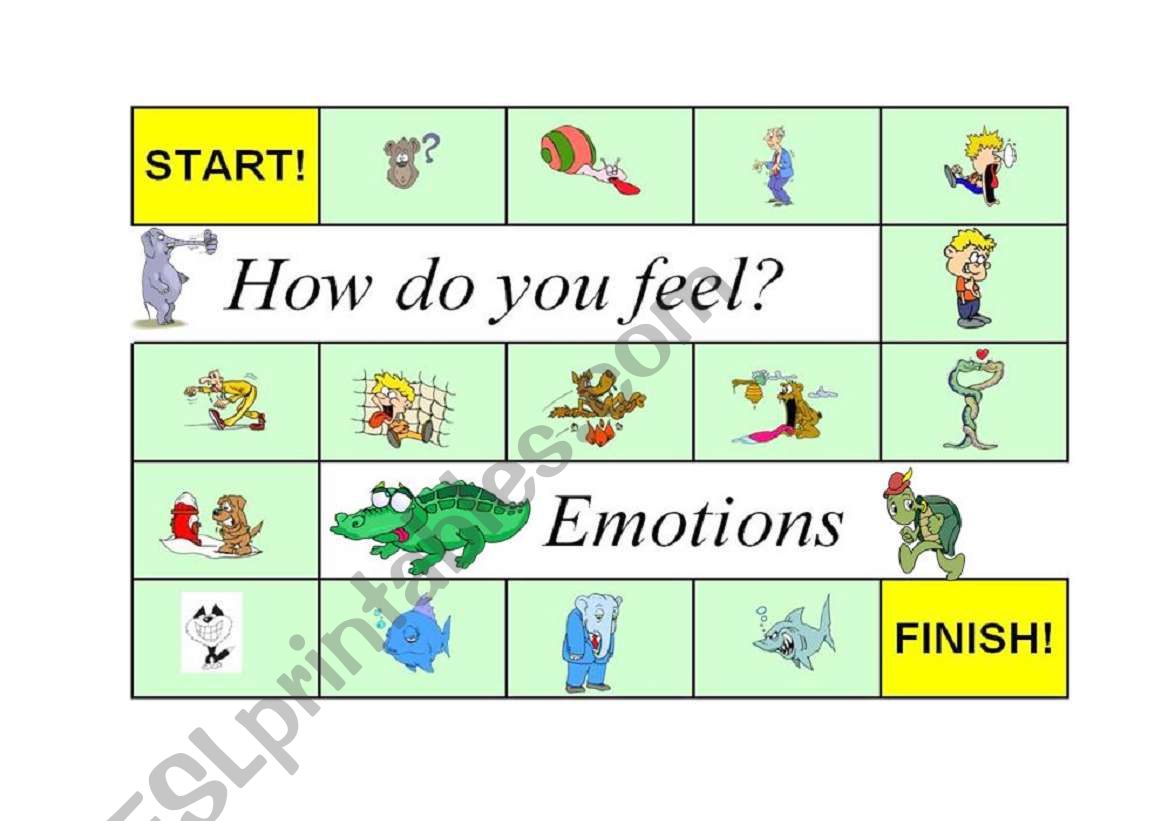 Super Fun Board Game!!!Emotions/ Feelings 