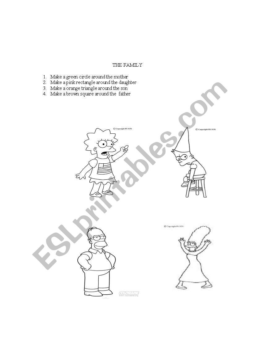 The family worksheet