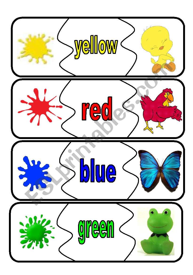 colours worksheet