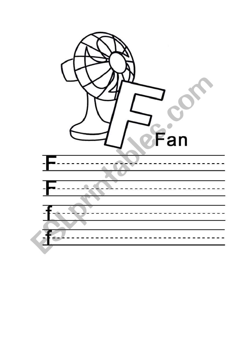 english alphabet worksheet