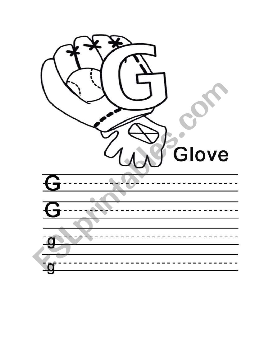 english alphabet worksheet