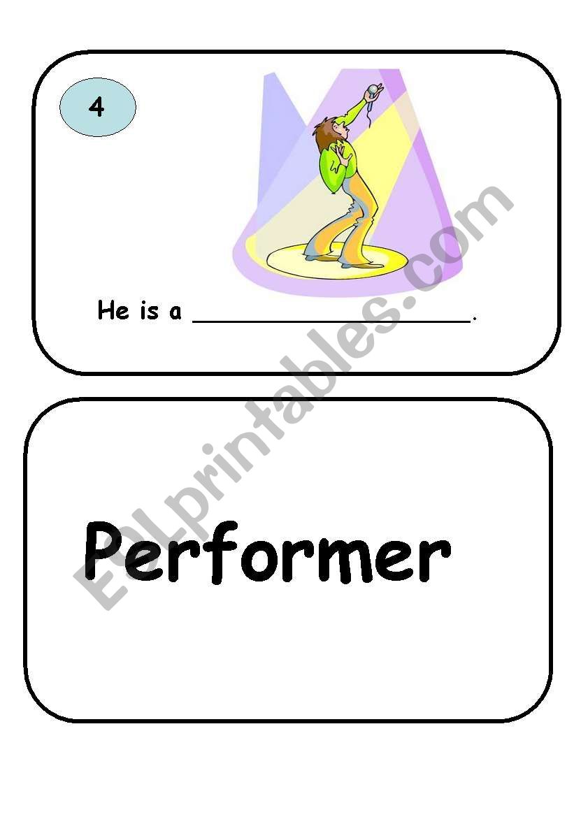 Famous person flash cards set 1-4