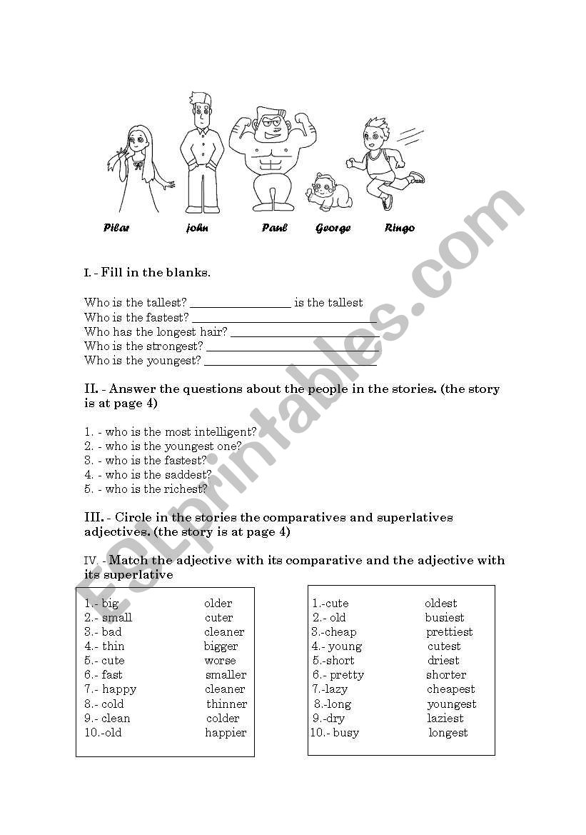 comparatives and supperlatives