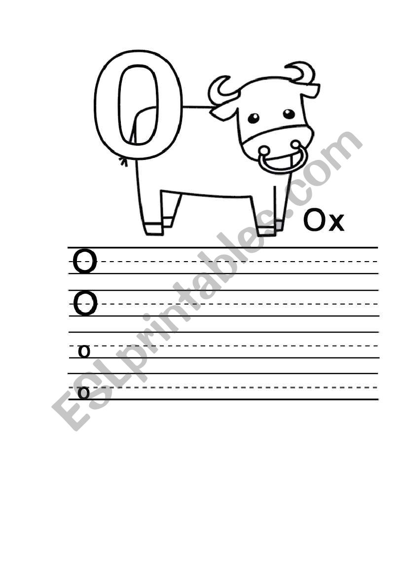 english alphabet worksheet