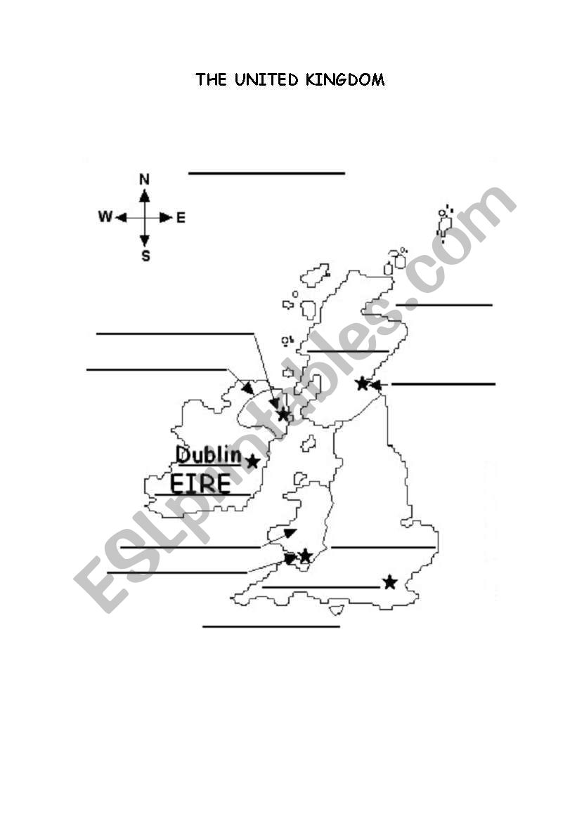 The United Kingdom worksheet