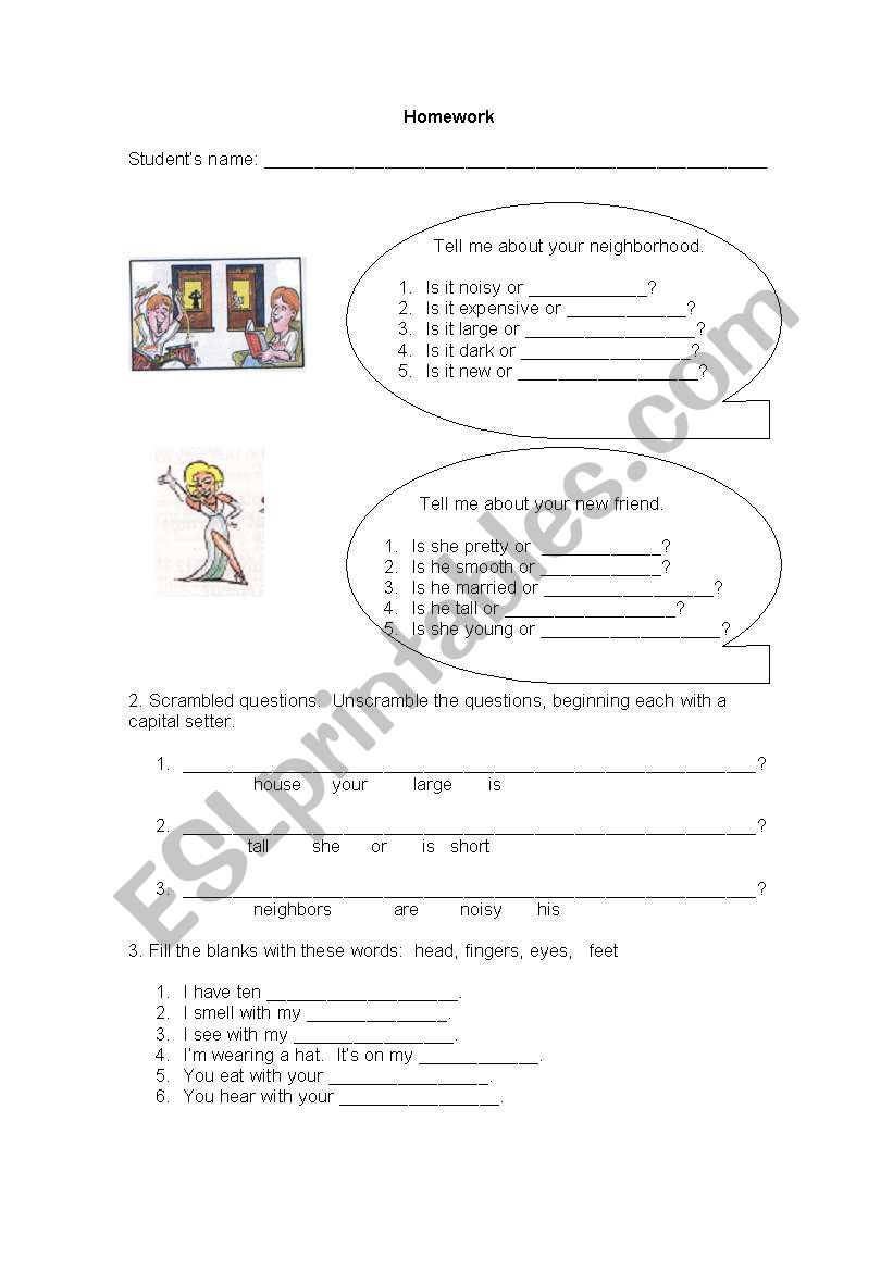 Comparatives Exercises  worksheet