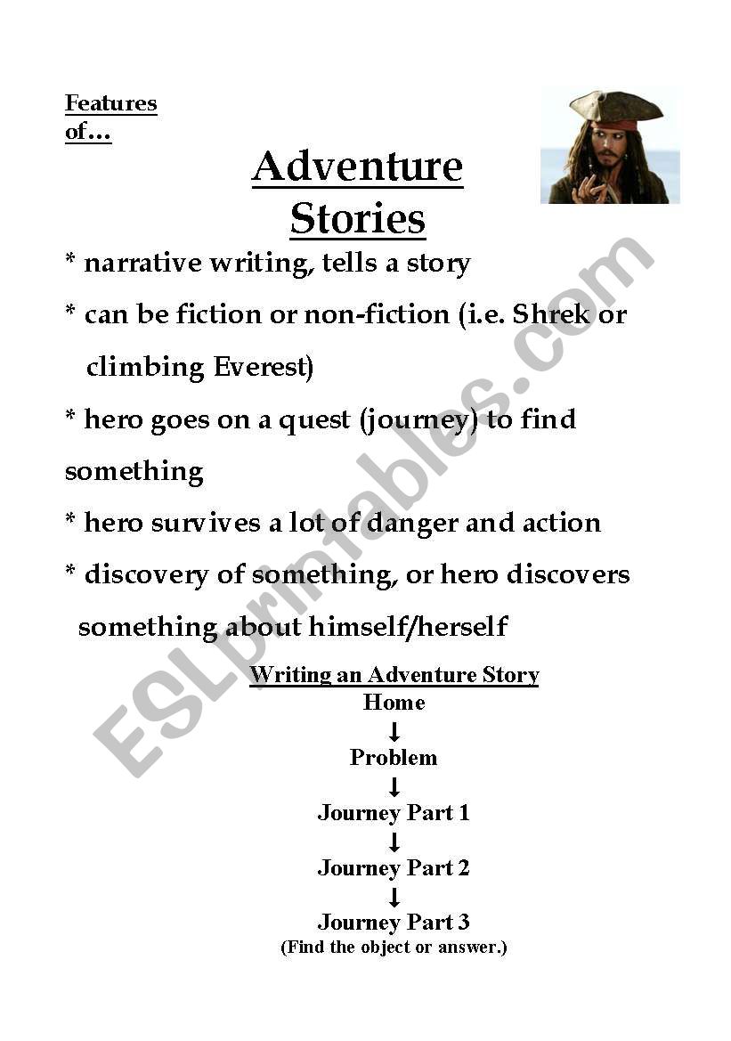 creative writing on adventure stories