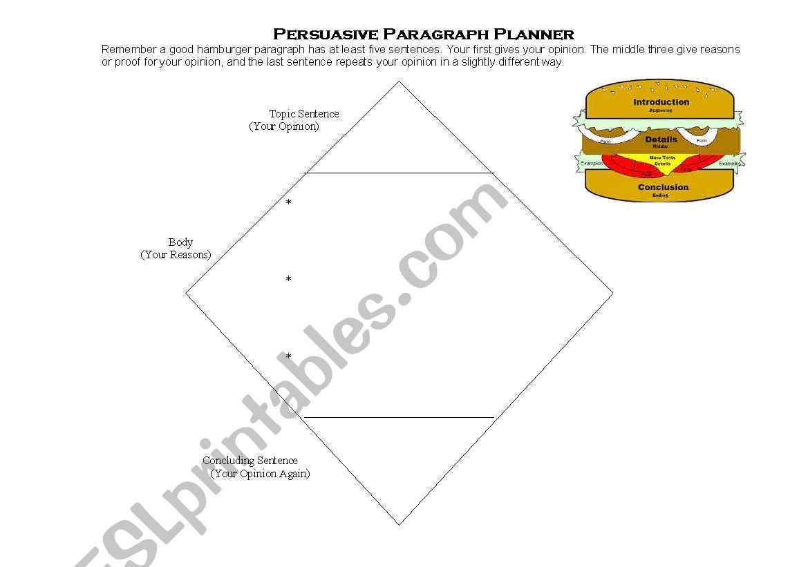 Writing/Reading Opinions: Graphic Organizer