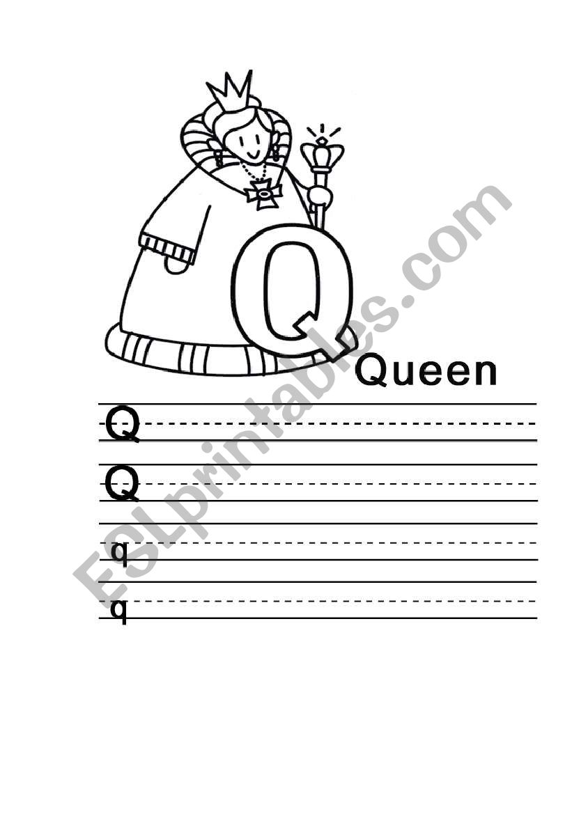 english alphabet worksheet