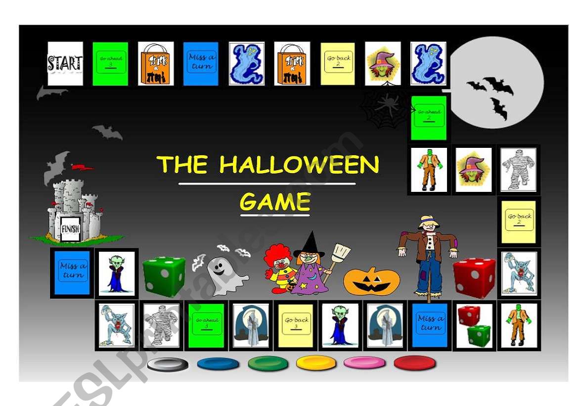The Halloween Game worksheet