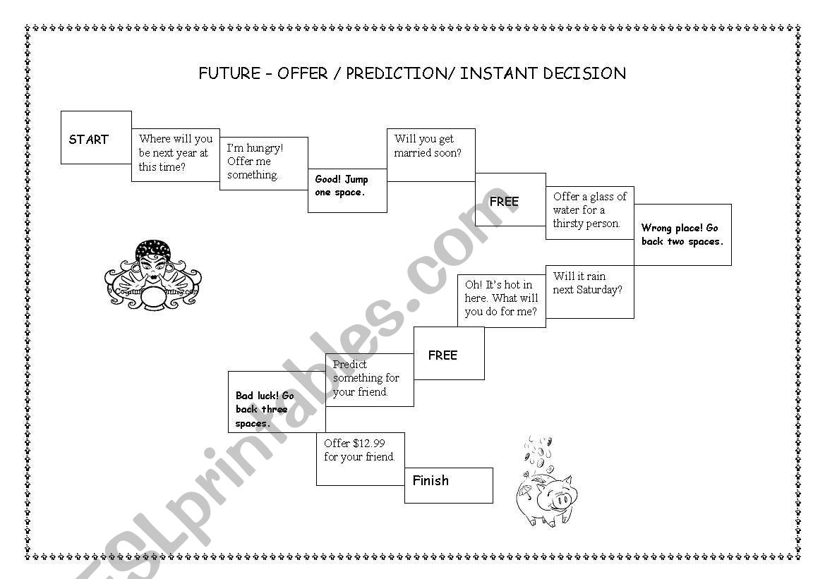Future board game worksheet