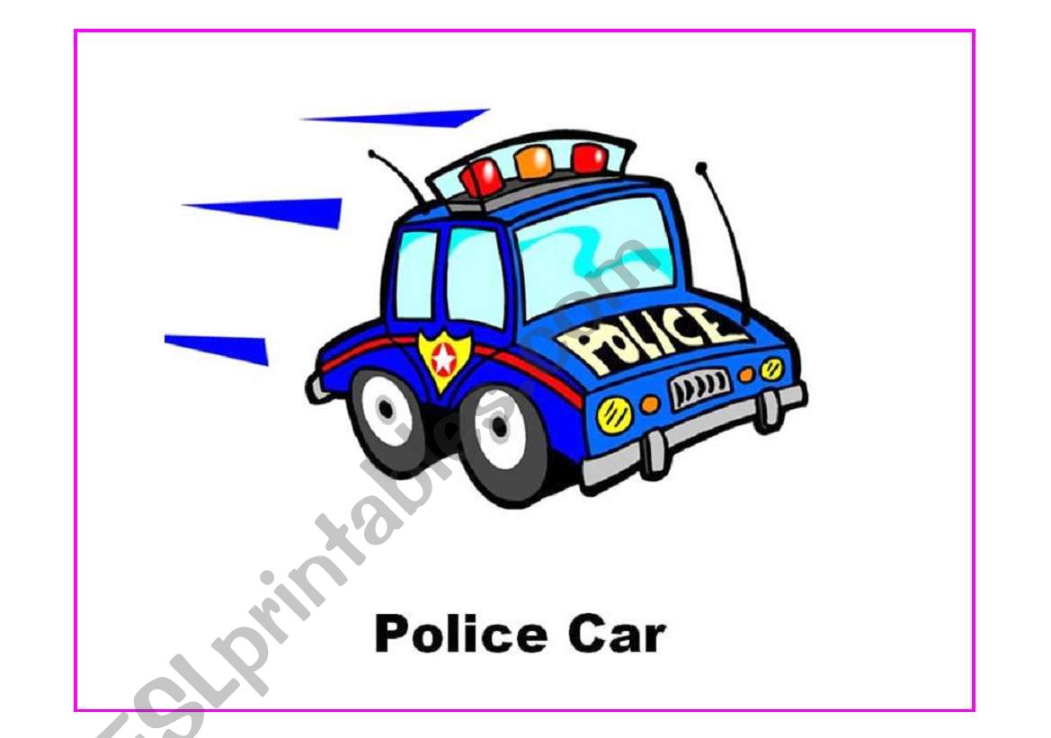 Emergency Services Flashcards worksheet