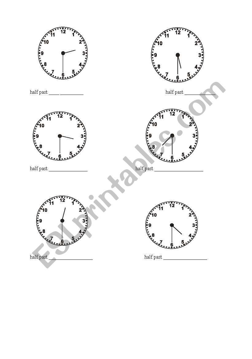 What Time Is It? worksheet