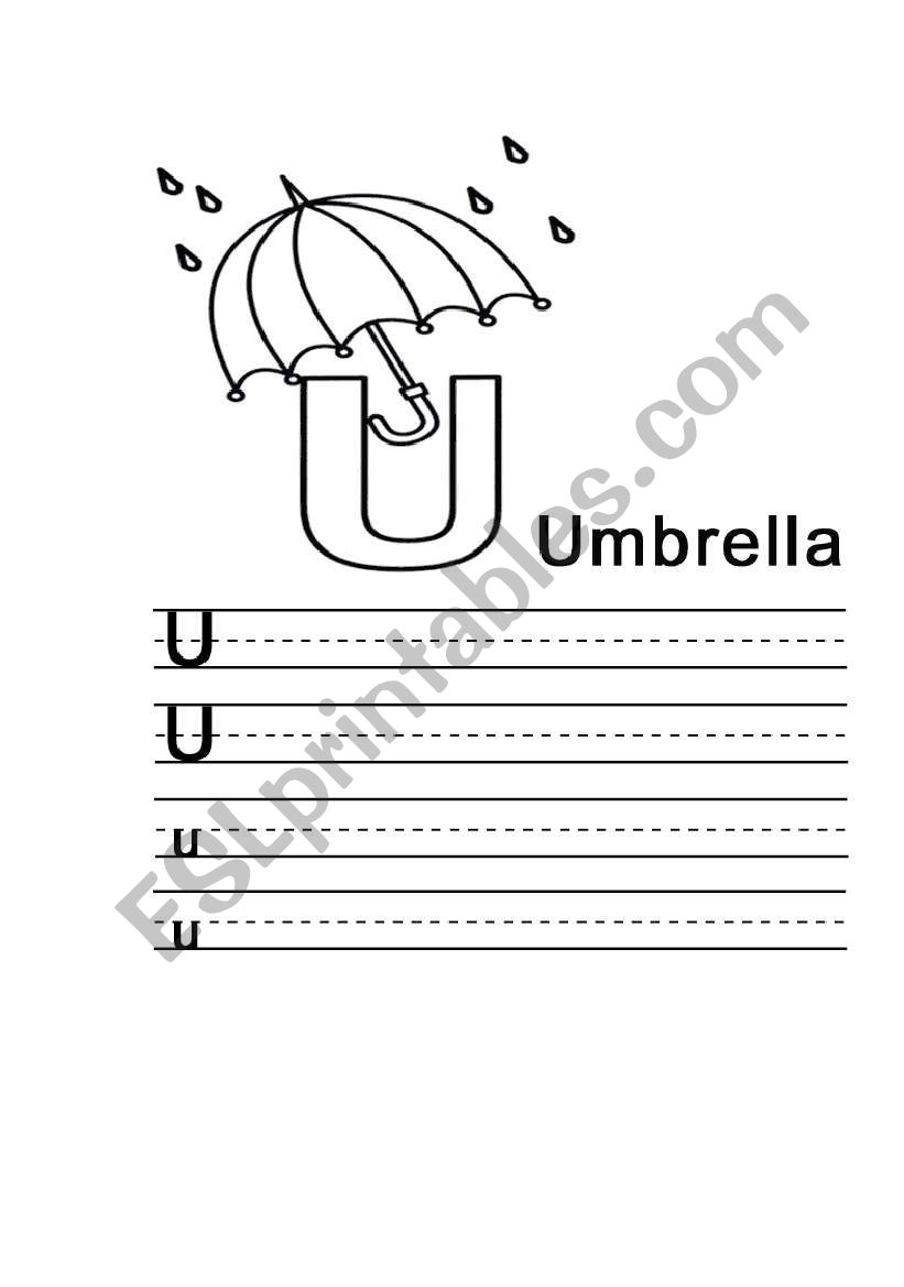 english alphabet worksheet