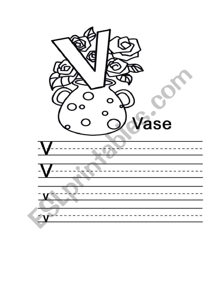 english alphabet worksheet