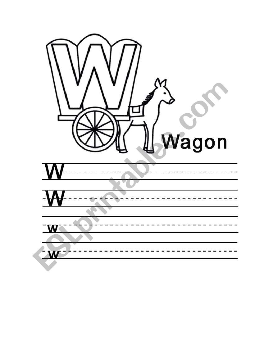 english alphabet worksheet