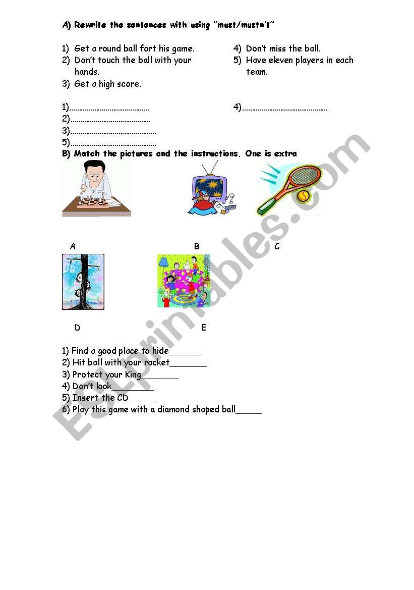worksheet worksheet
