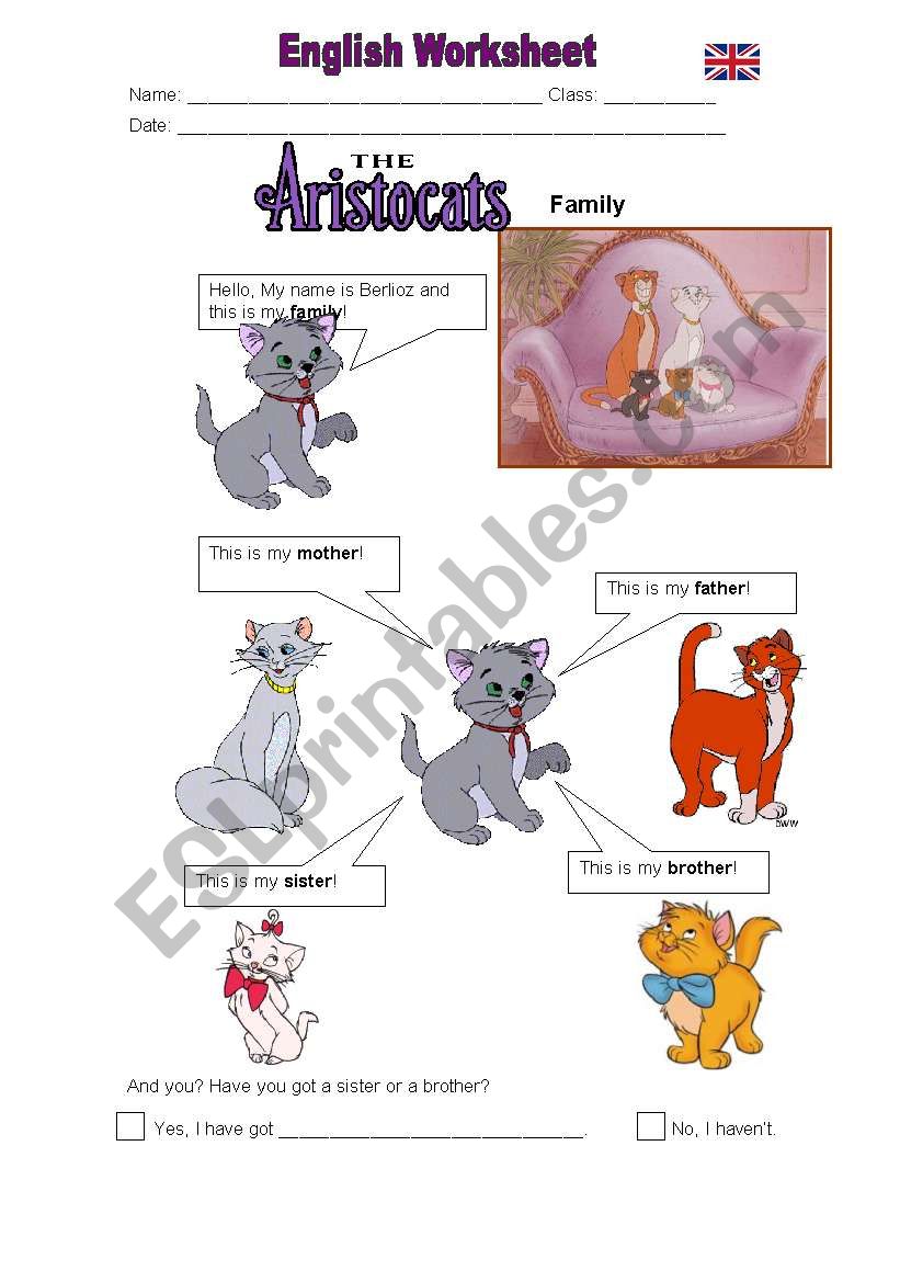 Aristocats family members 1/2