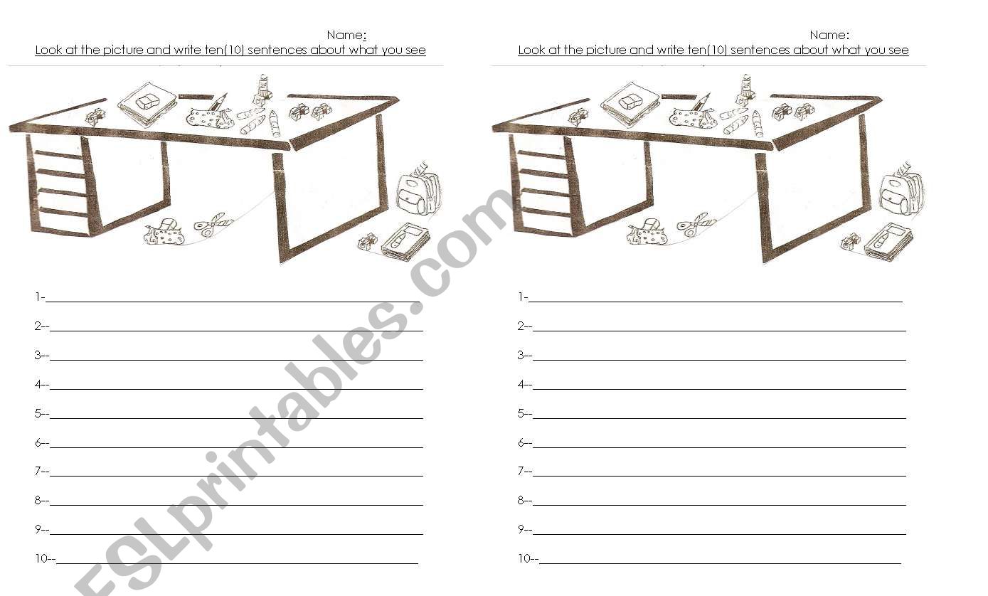 Prepositions worksheet