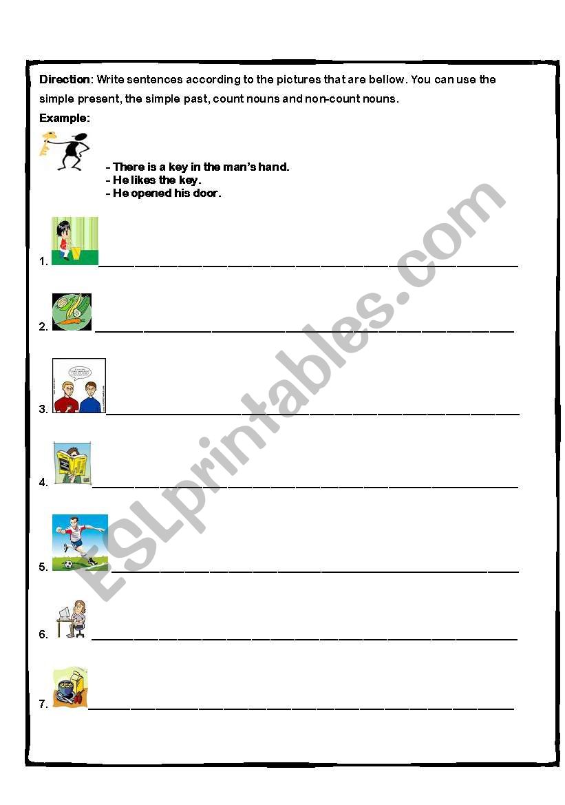 practicing simple present, simple past, there is/are