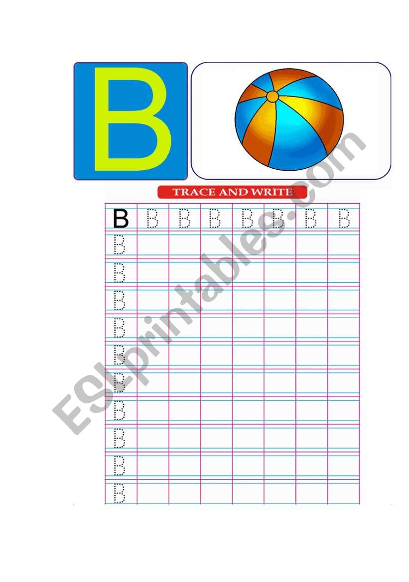 english alphabet worksheet