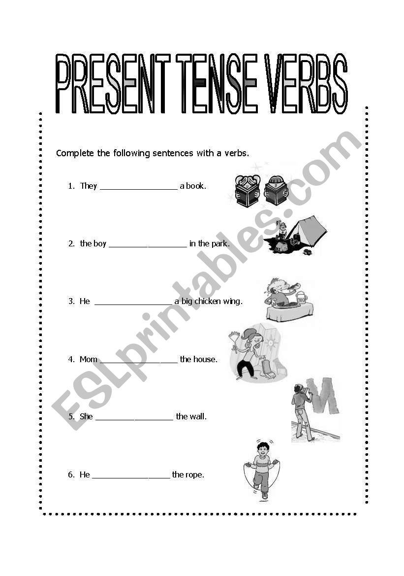 simple present  worksheet