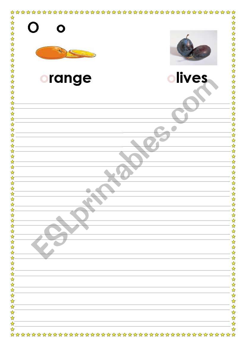 alphabets worksheet