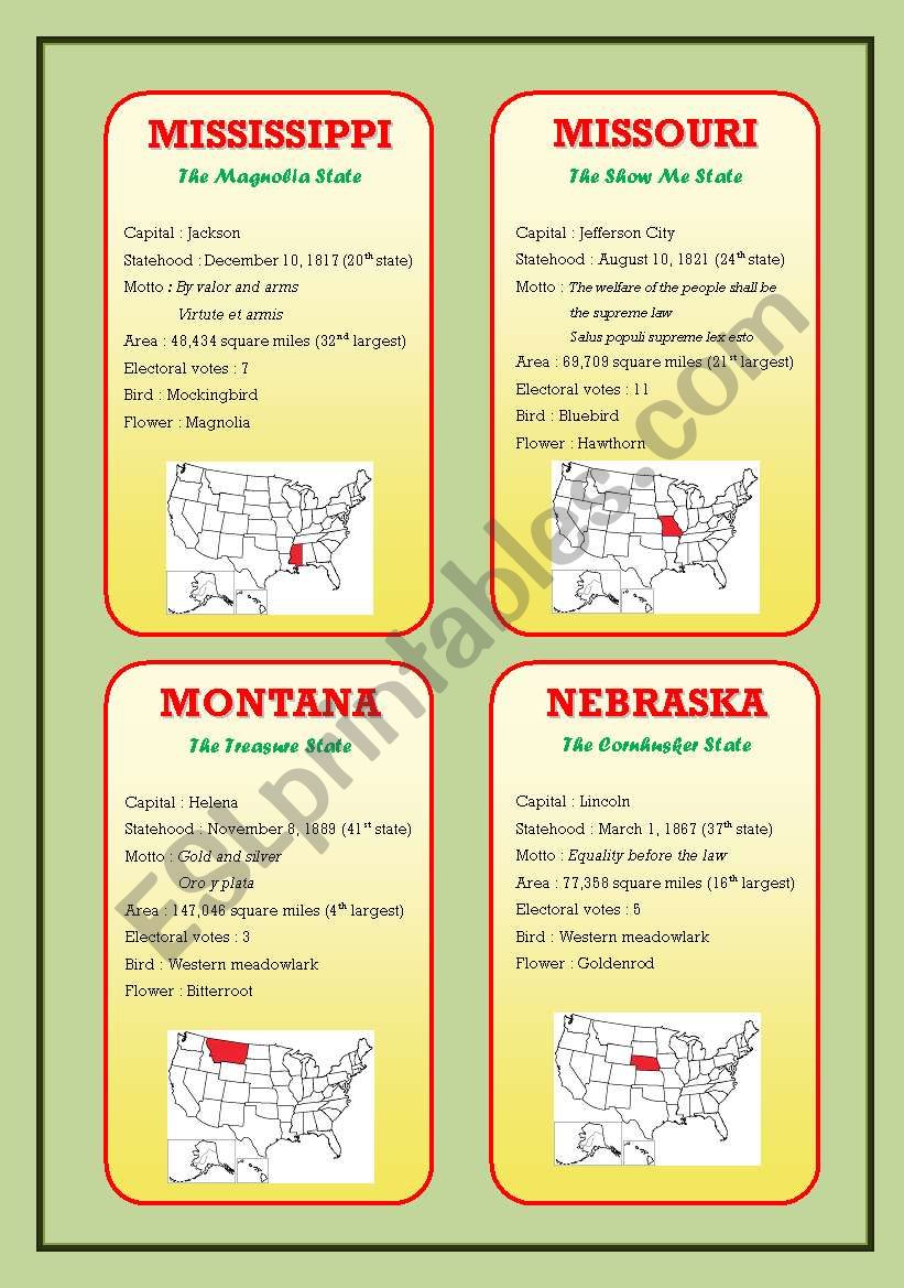 The United States Identity Cards (Part 4)