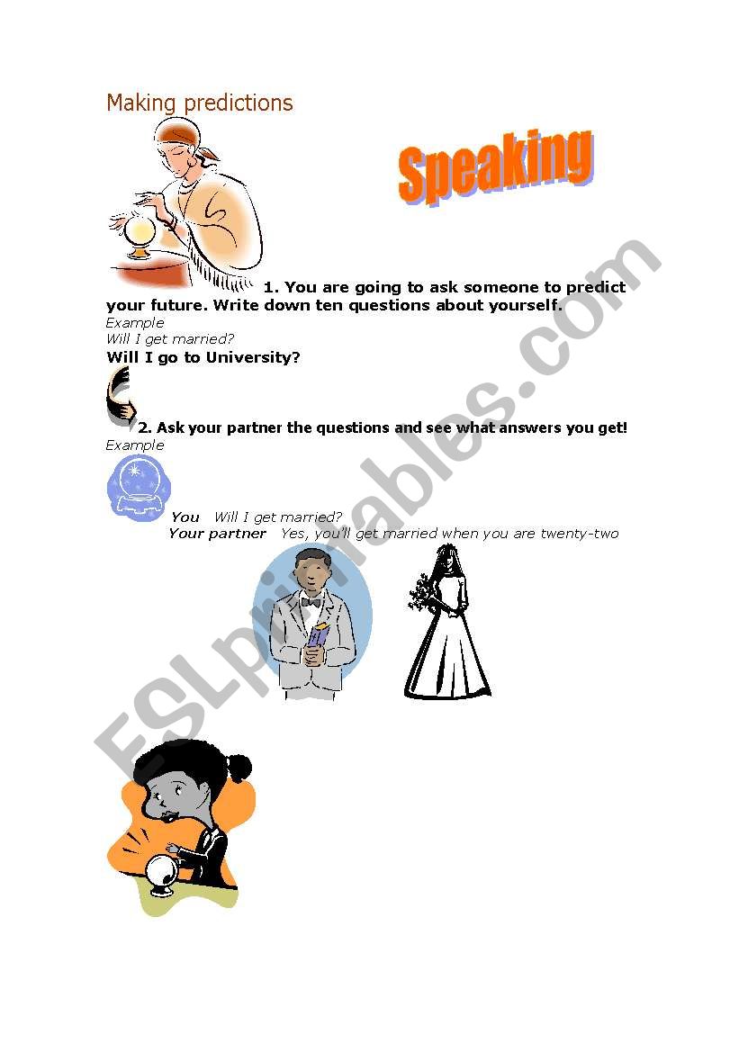 Making predictions worksheet