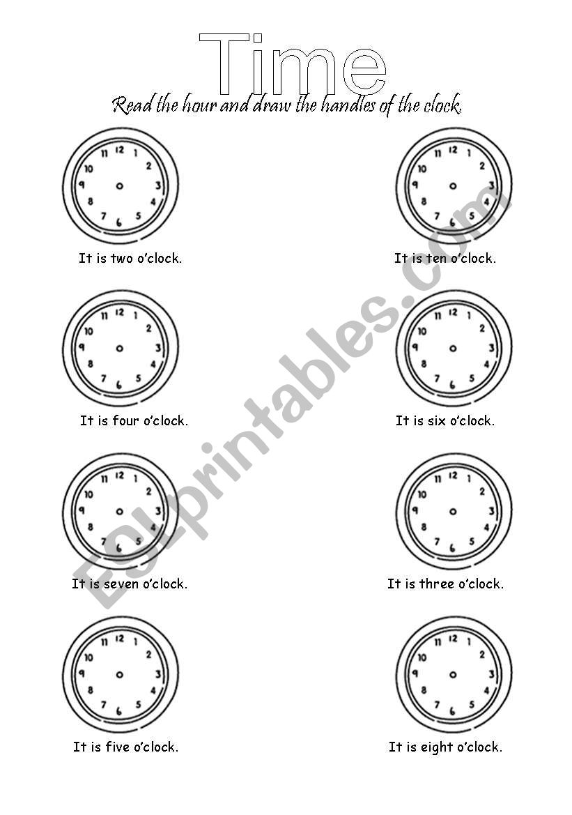 Time worksheet