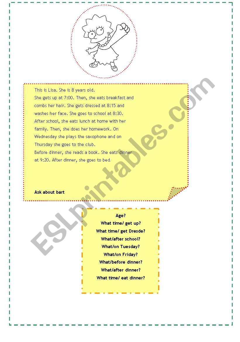 pair work worksheet