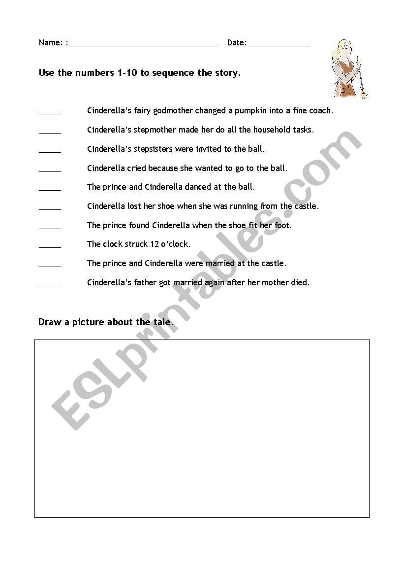 Cinderella worksheet