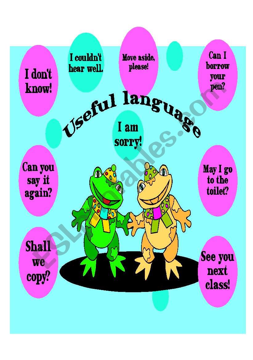 Useful language in the classroom
