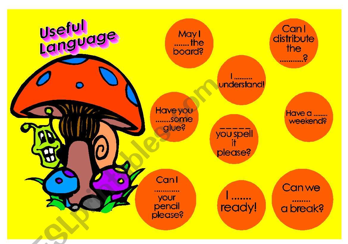 Useful language in the classroom