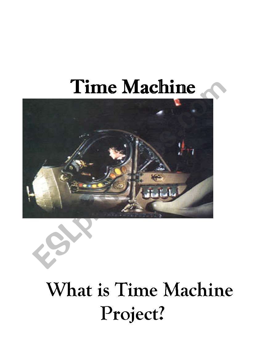 Time Machine Project worksheet