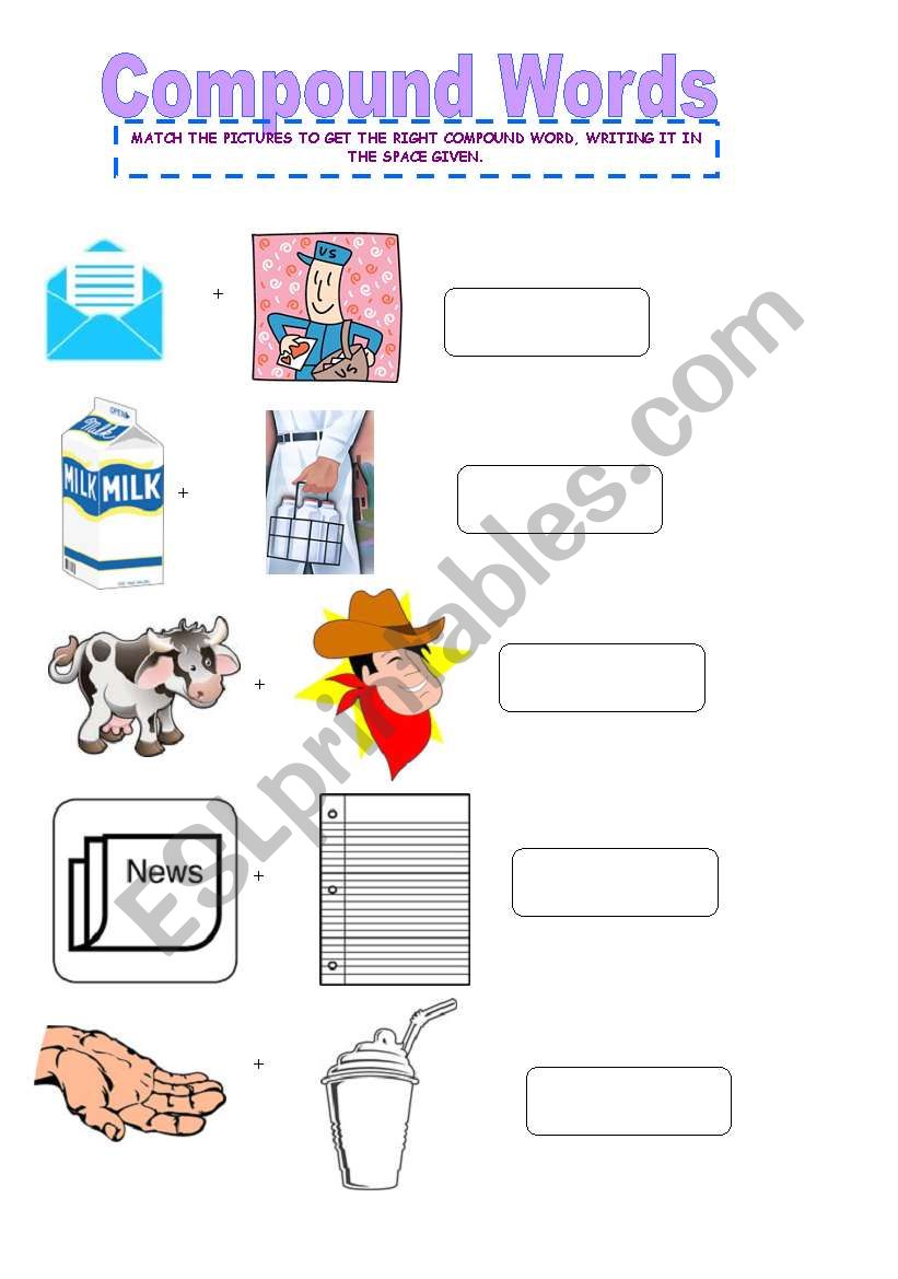 Compound Words worksheet