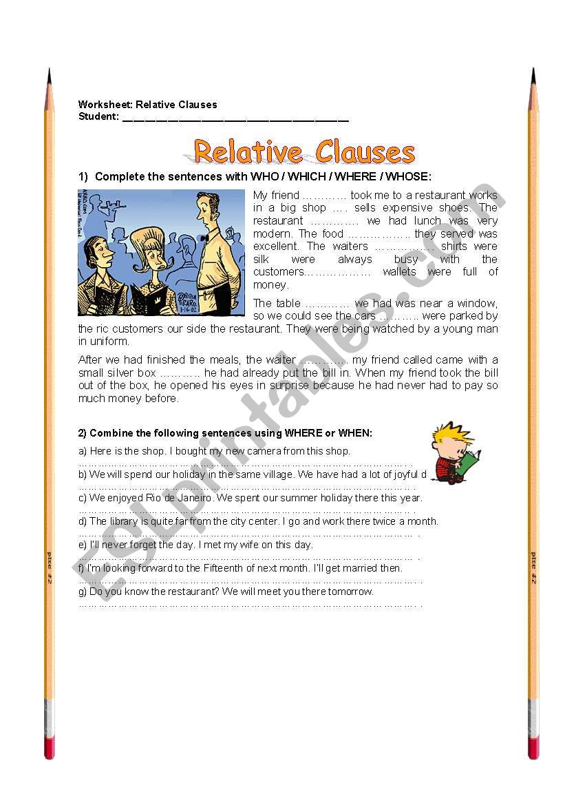 RELATIVE PRONOUNS (WHO, WHICH, WHOSE, WHAT, THAT)