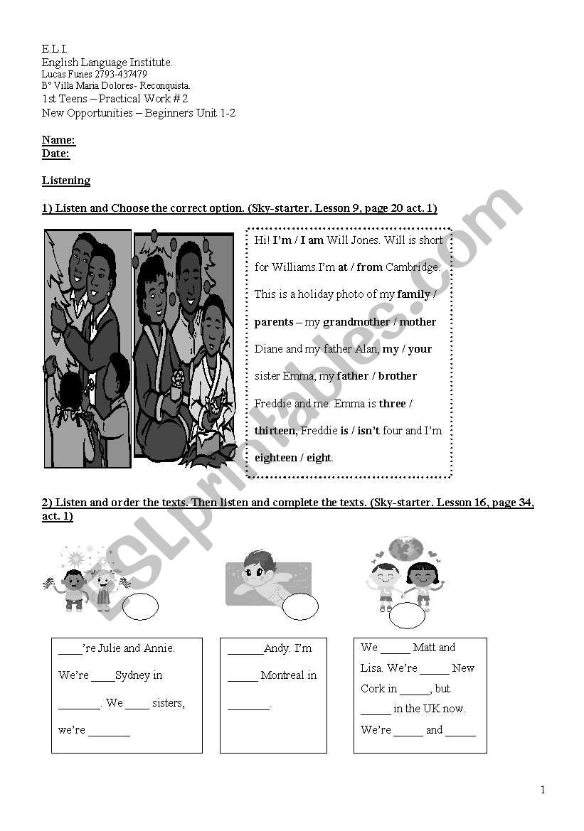 check out this exam worksheet