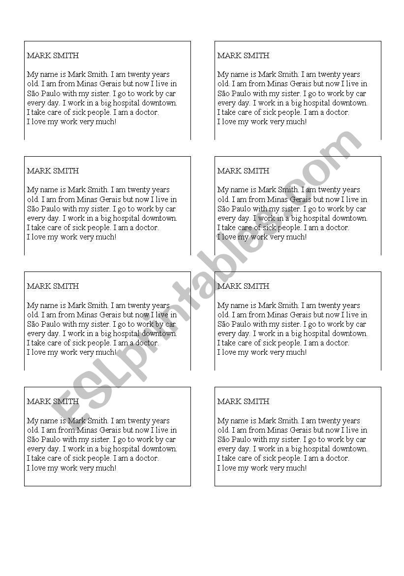 Mark Smith worksheet