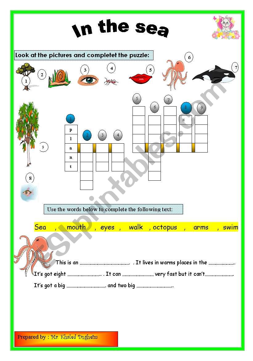 animals worksheet