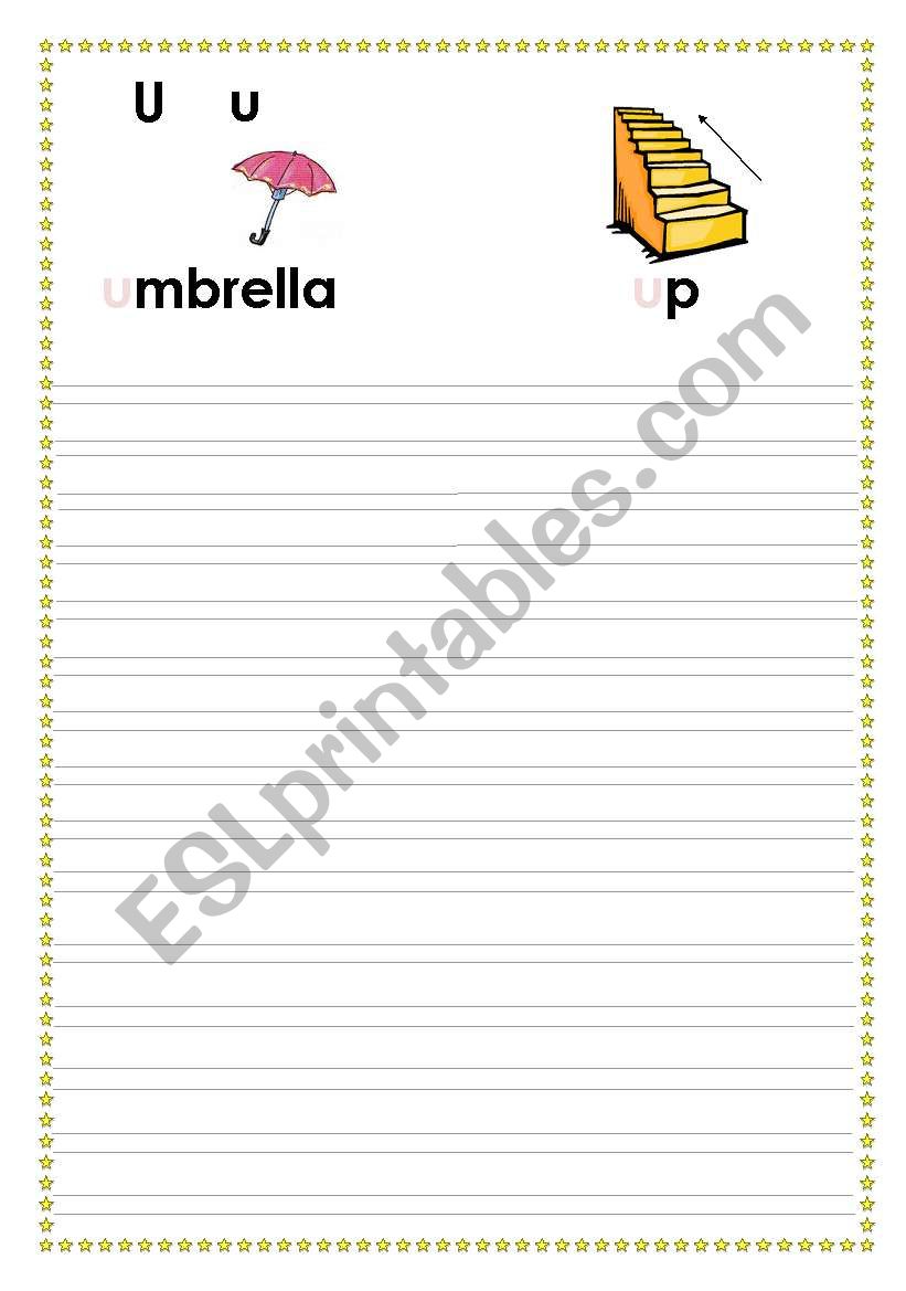 alphabets worksheet