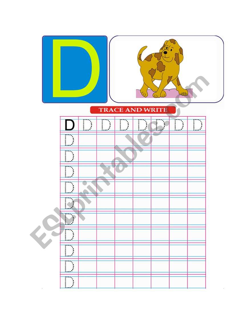 english alphabet worksheet