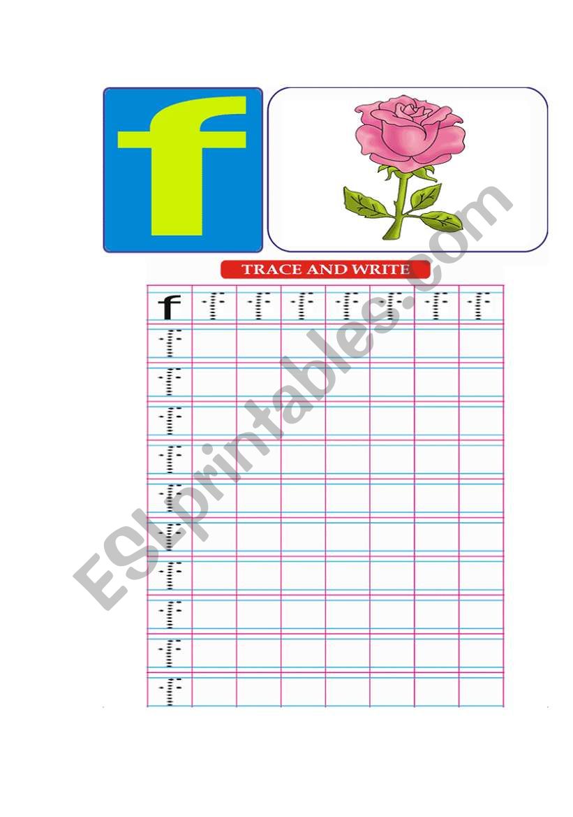 english alphabet worksheet