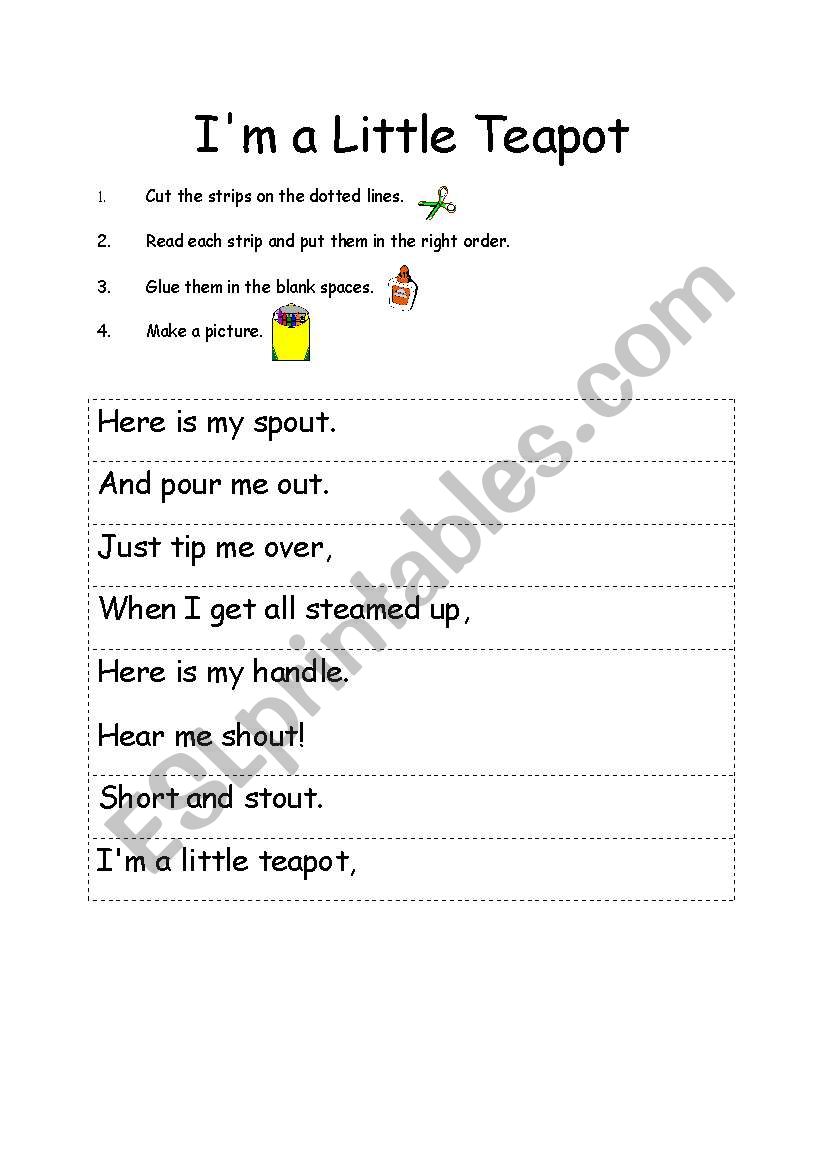 Sequencing sheet worksheet