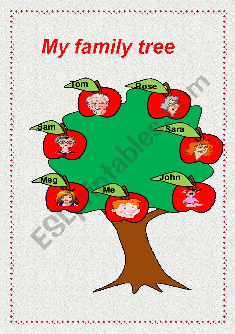 My family tree worksheet