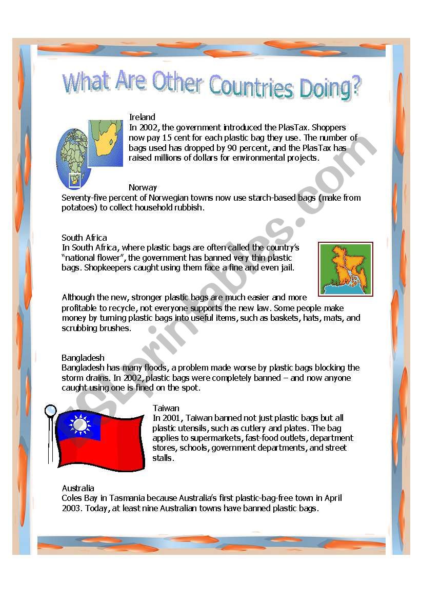 Plastic Fantastic Reading 2 worksheet