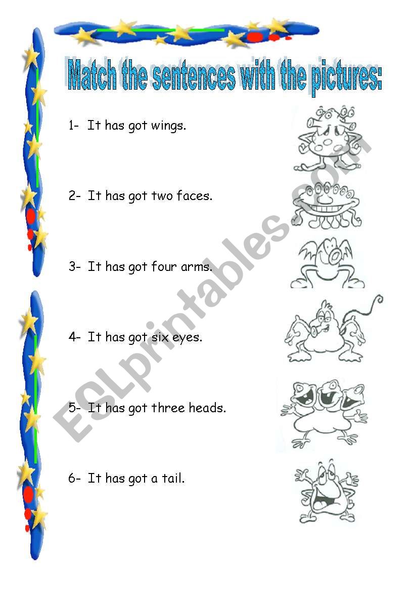 aliens worksheet