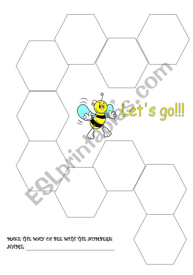 bees way worksheet