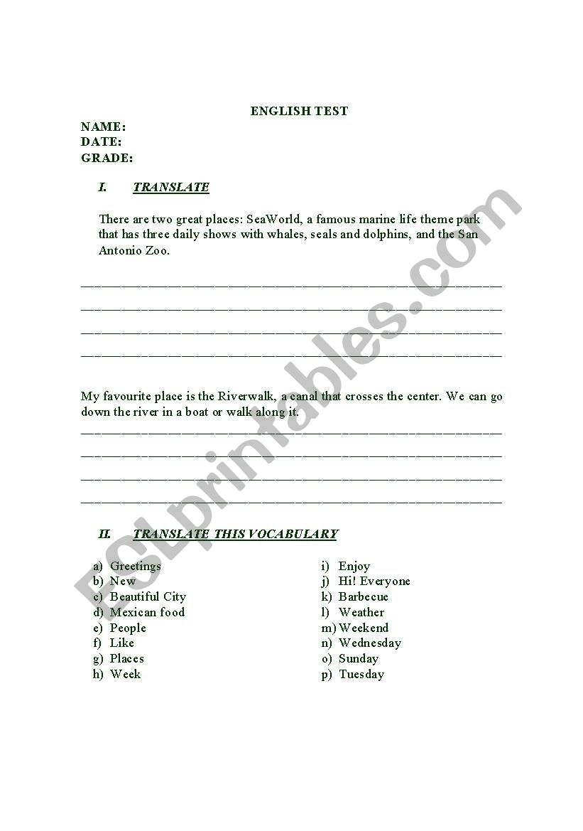 use of going to worksheet